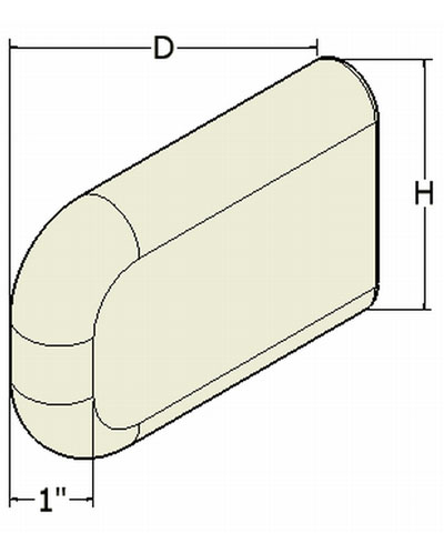 Flat Lateral Trunk Support Pads