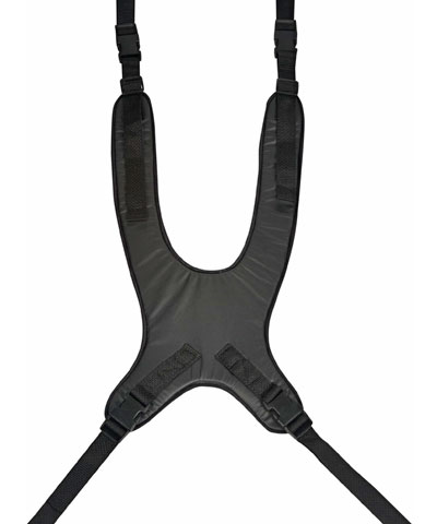 BioForm Semi-Stretch (Black Reverse Dartex) Standard Anterior Trunk Support