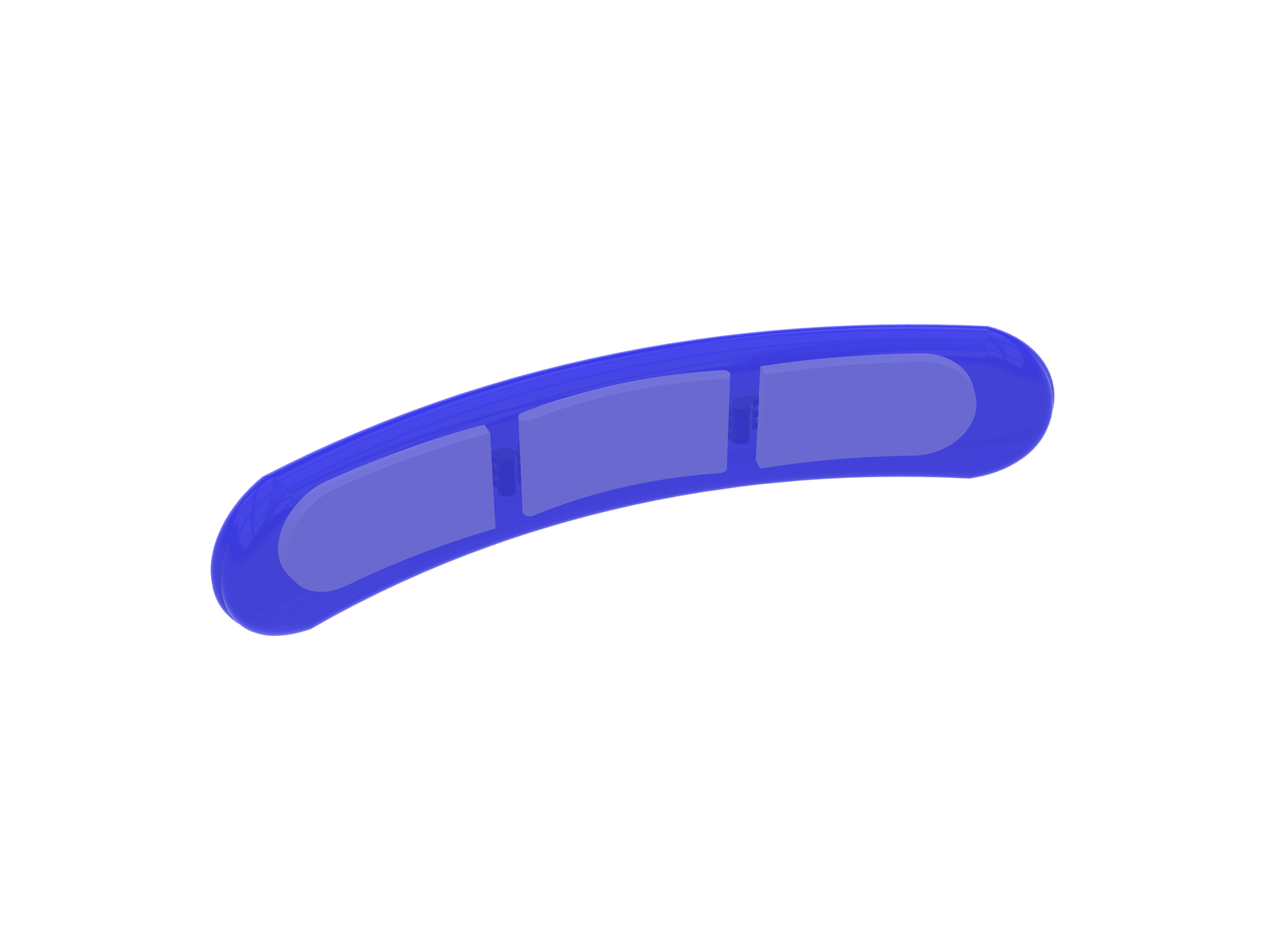 BioCurve Adjusta Headrest, Small three sections Std. Pad with Removable Height, Depth & Angle Adjustable Hardware