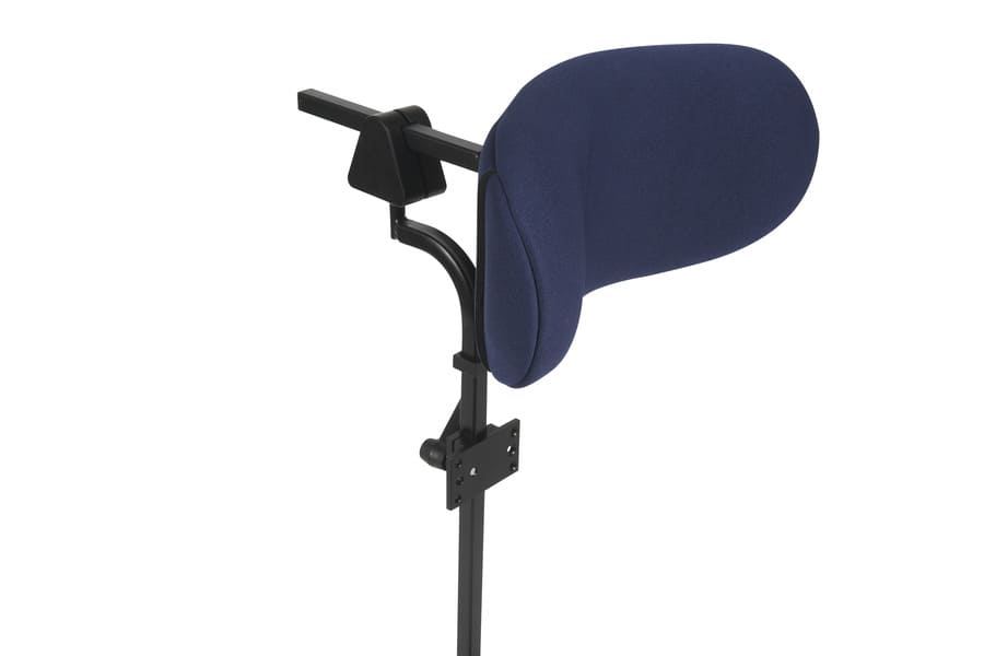 BioCurve Adjusta Headrest, Small three sections Std. Pad with Removable Height, Depth & Angle Adjustable Hardware