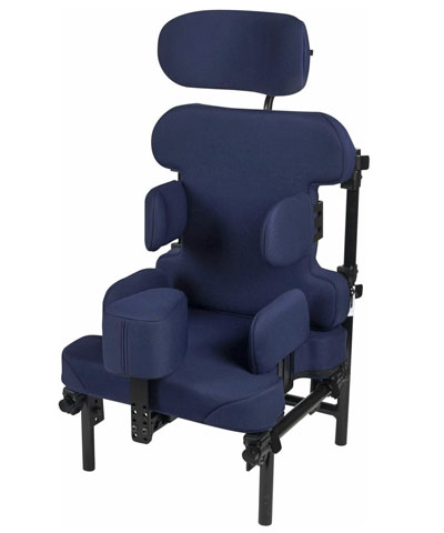 Bio ST Custom Seat Cushion, a 2” medium density foam pkg., ¼” HDPE solid insert, a zippered Neoprene cover. Velcro