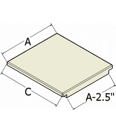 Customization of Seat Contours: Full width seat with foam over seat rails for Seat (rail cutout)