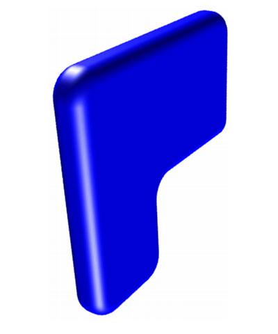 L-Shaped Lateral Knee Support Pads