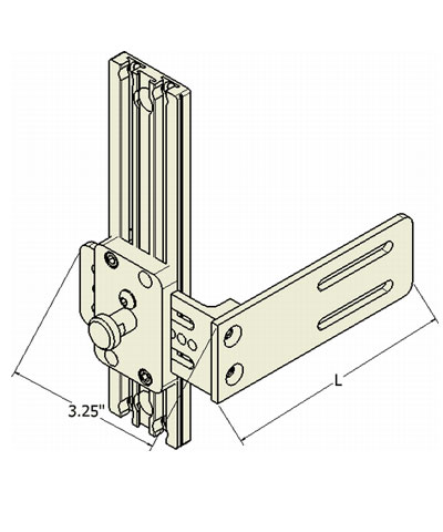 Winter Summer Hardware for Lateral Trunk Supports, kit, pair