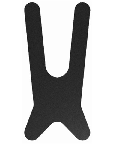 BioForm Semi-Stretch (Black Reverse Dartex) Custom Anterior Trunk Support, Snap Closure