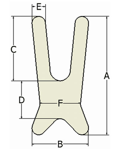 BioForm Non-Stretch (Vinyl) 6 Point Trunk Support