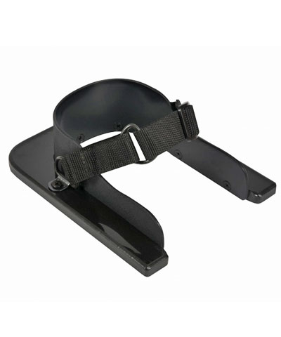 BioForm Custom Solid Heel Cups with Straps w/ Velcro, pair