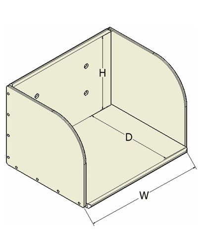 BioForm, Double Leg (1 piece), Non-padded Footboxes, No Hardware