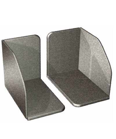 BioForm Single Leg Footbox, Hardware to secure from Seat Pan, for 16” Wheelchairs (pair)