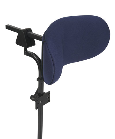 BioCurve Headrest Pad with removable Height, Depth and Angle Adjustable Hardware