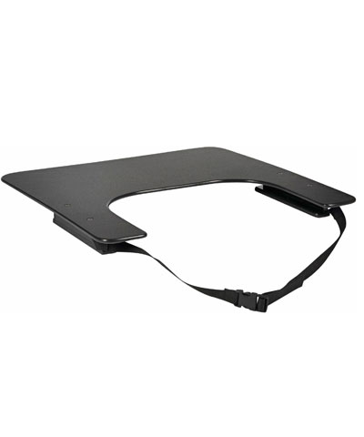 BioForm Upper Extremity Support Tray, 3/8" Black Sanalite, Slides & Belt