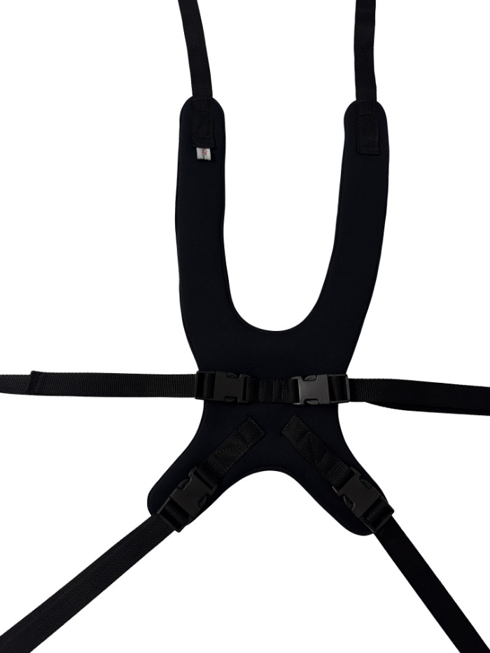 BioForm Black Ballistic Nylon 6 Point Trunk Support